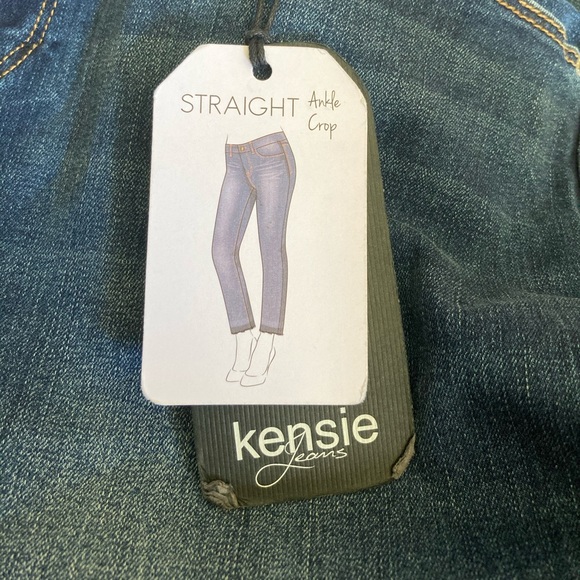 NWT Kensie Straight Ankle Crop Jeans - Picture 2 of 6